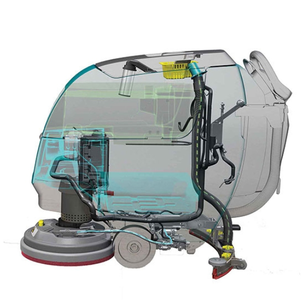 T300 Floor Scrubber Internal Drawing