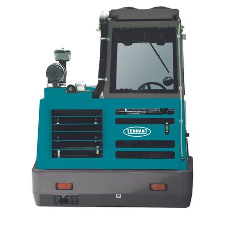 Tennant 800 Ride-On Diesel Sweeper Back