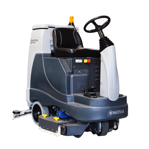 BR855 Battery Powered Ride-On Scrubber Dryer