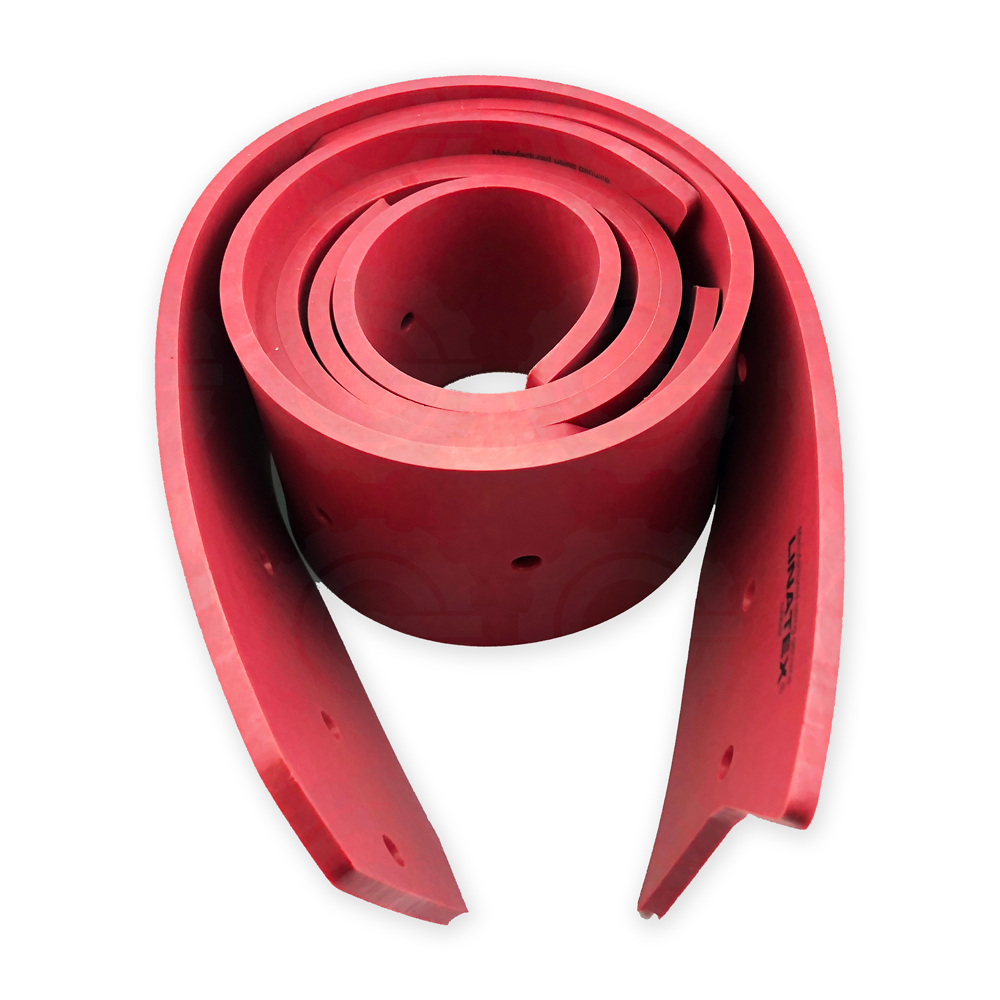 Side Skirt Blade Kit - Linatex Red