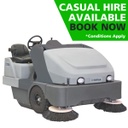 Nilfisk SW8000 Large LPG Industrial Ride-On Sweeper Hire