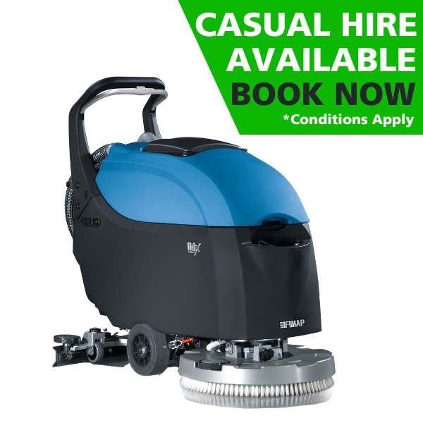 iMx50B Medium Battery Walk-Behind Scrubber Hire