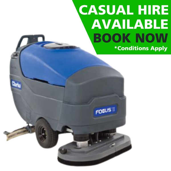 Nilfisk Focus Large Walk-Behind Scrubber Hire