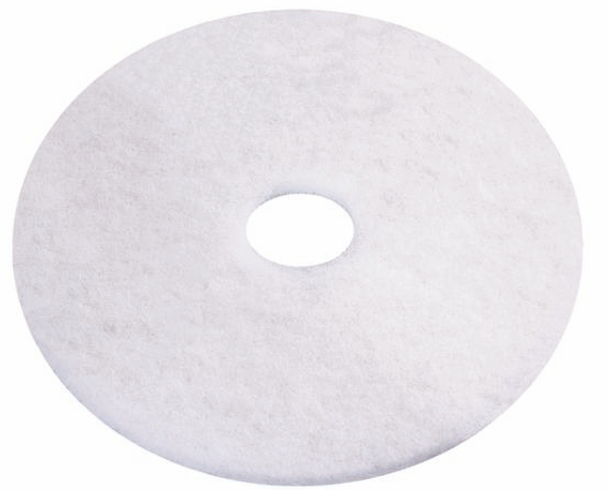 18&quot; White Scrubbing Pad