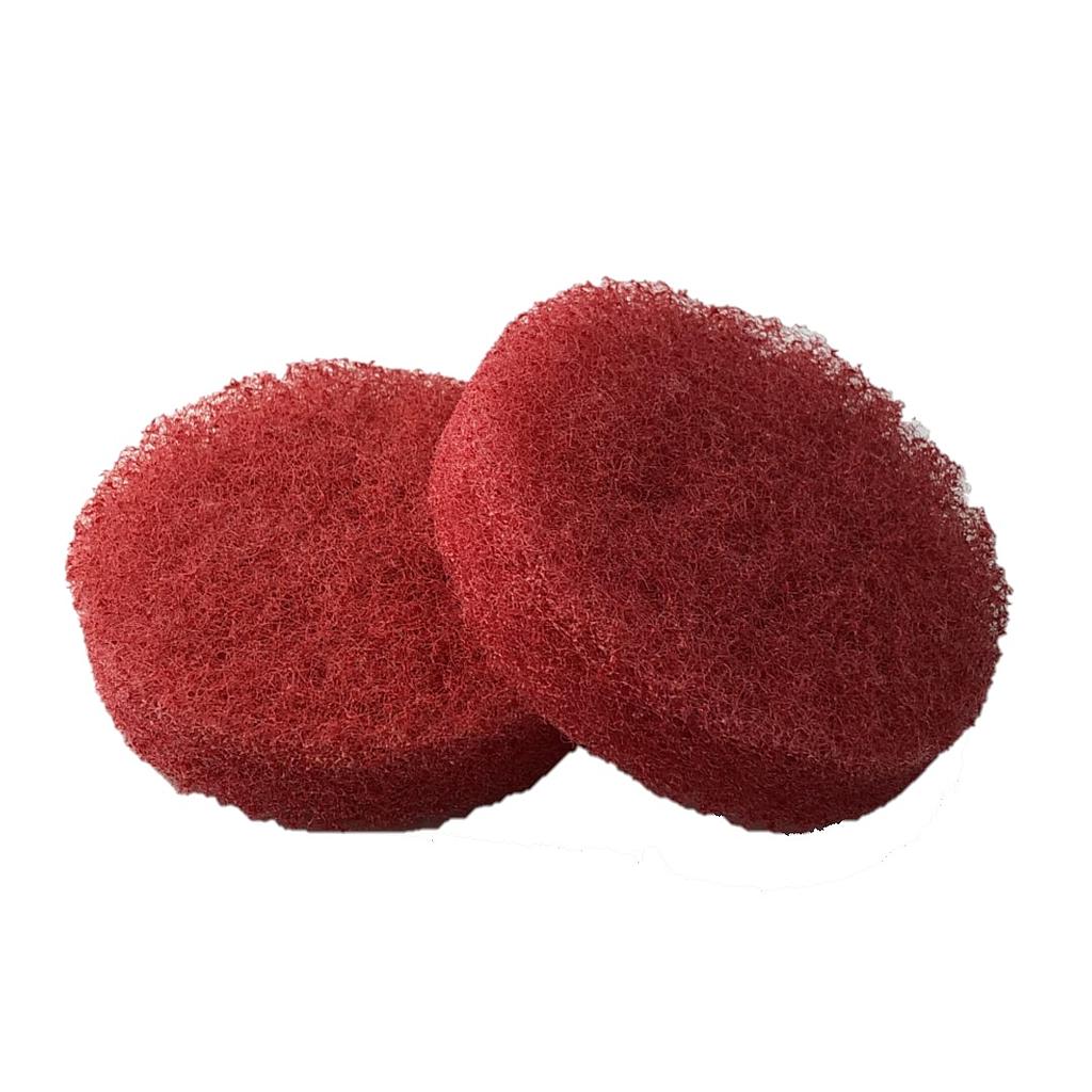 [K.10.97.0703.1] 4&quot; Red Pads (10pcs) - i-scrub 21B