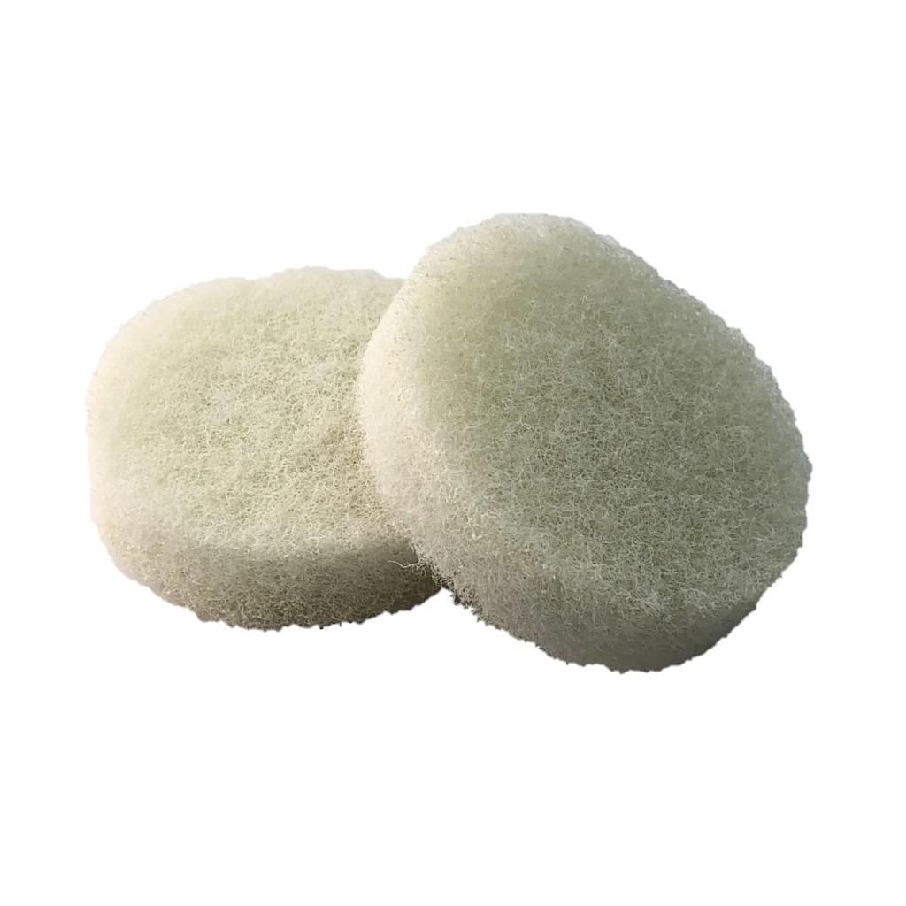 [K.10.97.0703.2] 4&quot; White Pads (10pcs) - i-scrub 21B